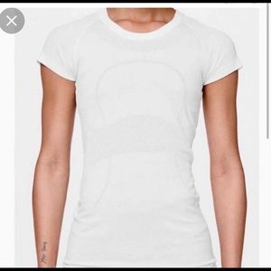 NWT Lululemon white swiftly tech tshirt size 4